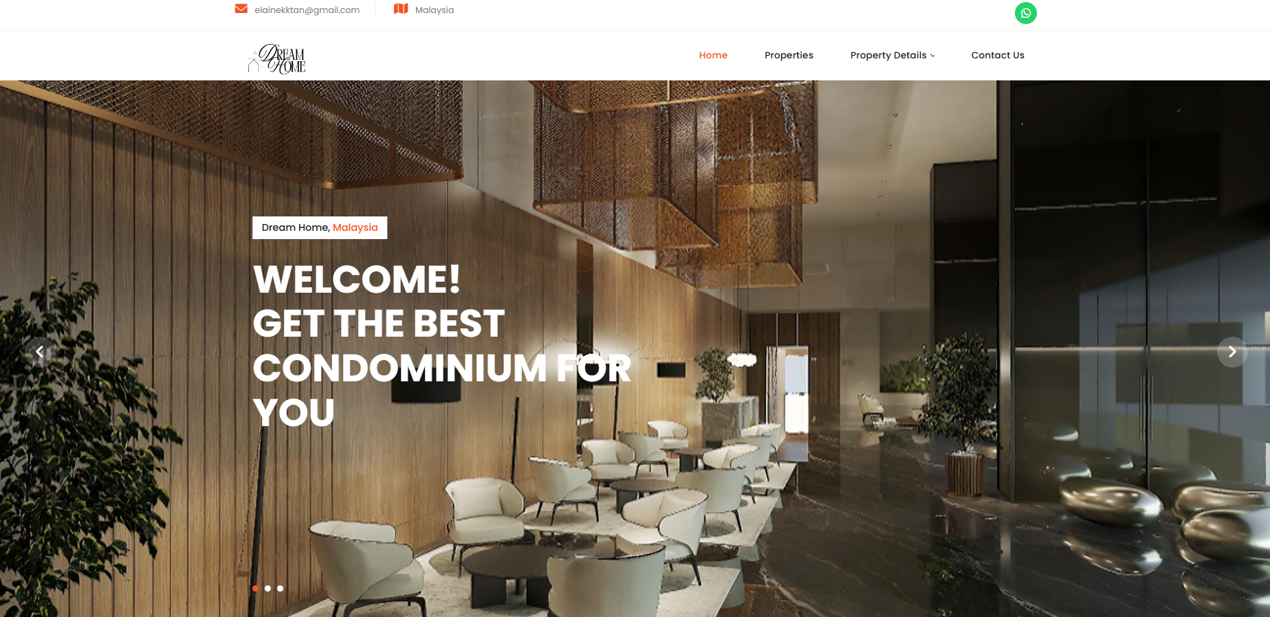 Dream Home MY website screenshot